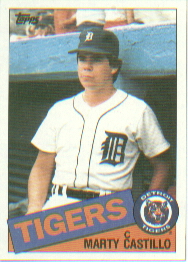1985 Topps Baseball Cards      461     Marty Castillo